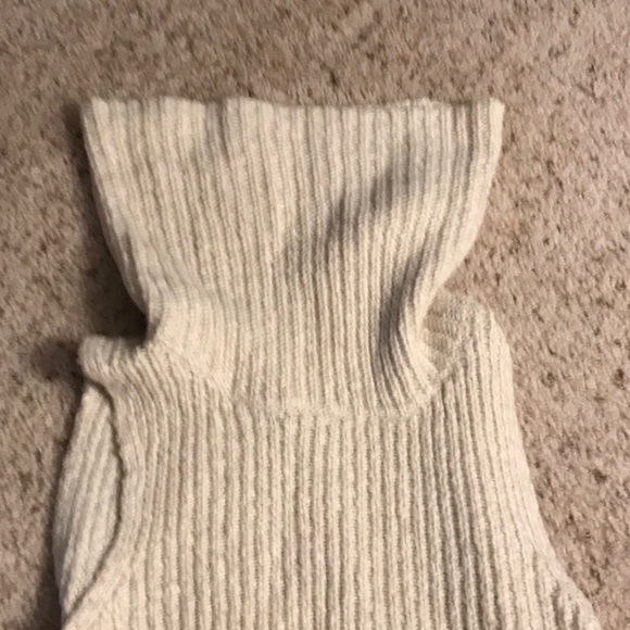 Beige Cowl Neck Sweater - Picture 4 of 5